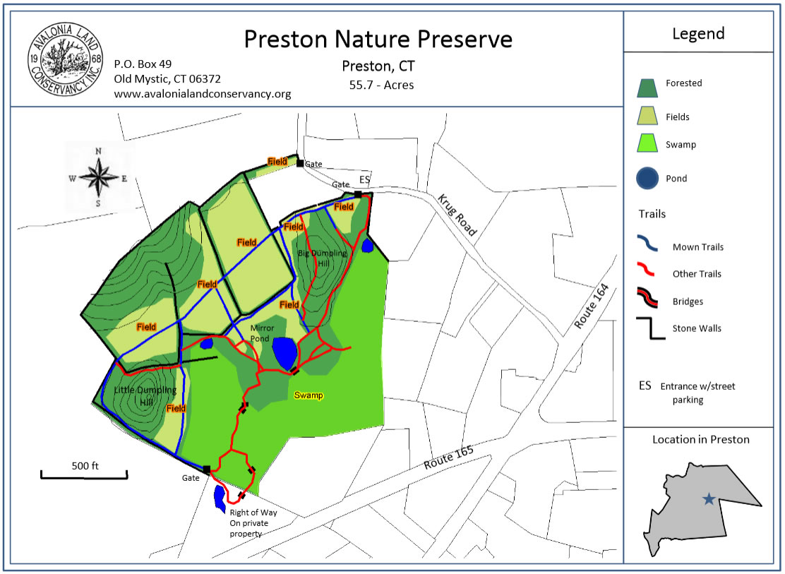 Preston Nature Preserve Avalonia Land Conservancy