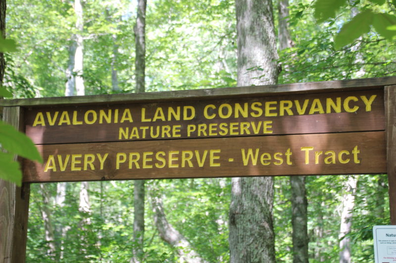 Avery Preserve Sign