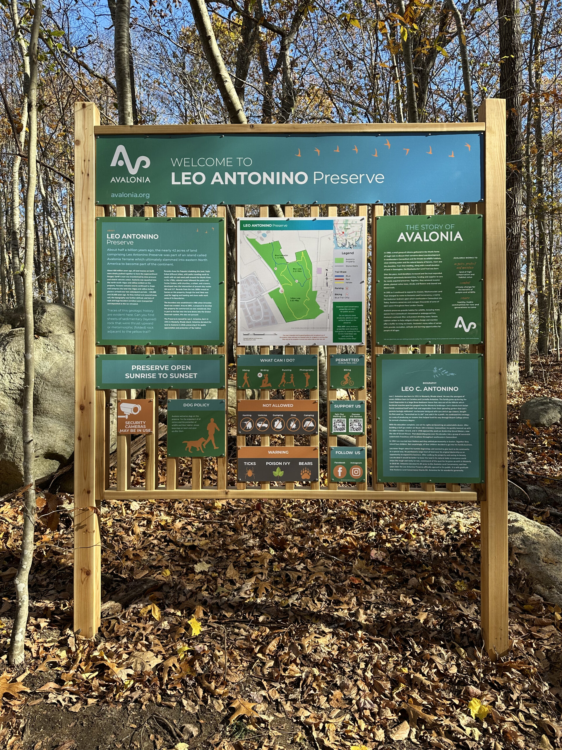 Leo Antonino Preserve Kiosk