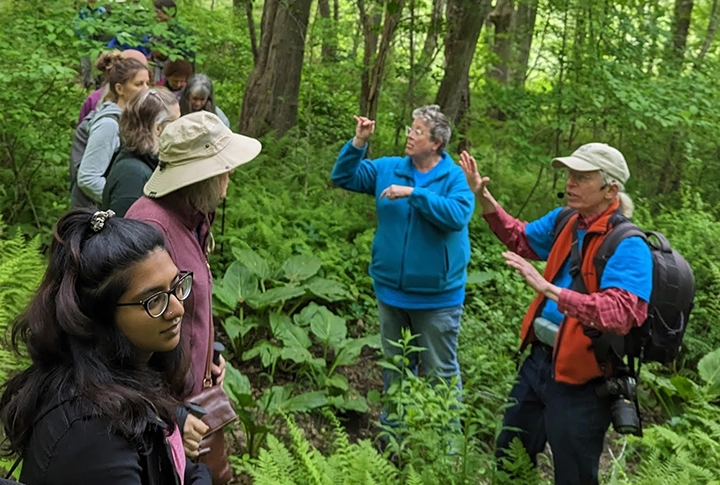 Joy Valenti Interprets At 2023 CT Trails Day Walk