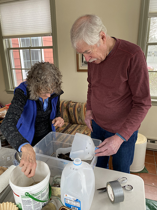 Sowing Party with Groton Town Committee