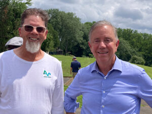 Avalonia Board Of Directors President, Dennis S. Main and CT Governor, Ned Lamont