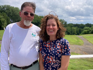 Avalonia Board Of Directors President, Dennis S. Main and DEEP Commissioner, Katie Dykes