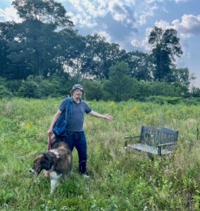 Peter and Libby at Bell Cedar Swamp