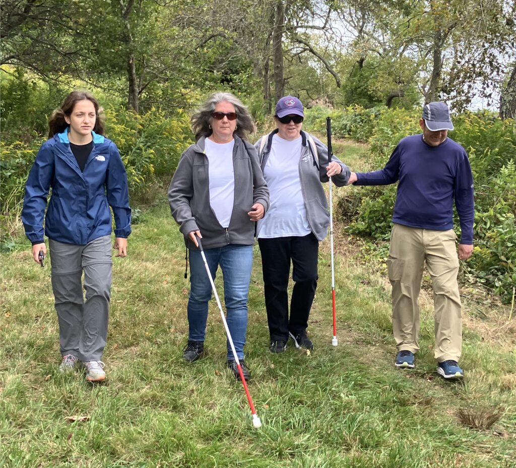 Stroll at Avalonia's Knox Preserve, held in conjunction with the Center of the Blind