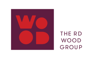 R D Wood Group Logo - TWO COLOR - Cranberry Over Scarlet